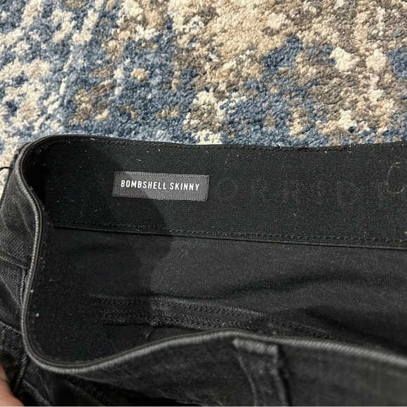 Torrid Black Bombshell Skinny Distressed Jeans Size 18 - Picture 7 of 11